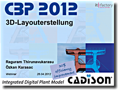 CADISON Best Practice 2012: 3D-Layouterstellung