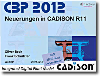 CADISON Best Practice 2012: Neuerungen in CADISON R11
